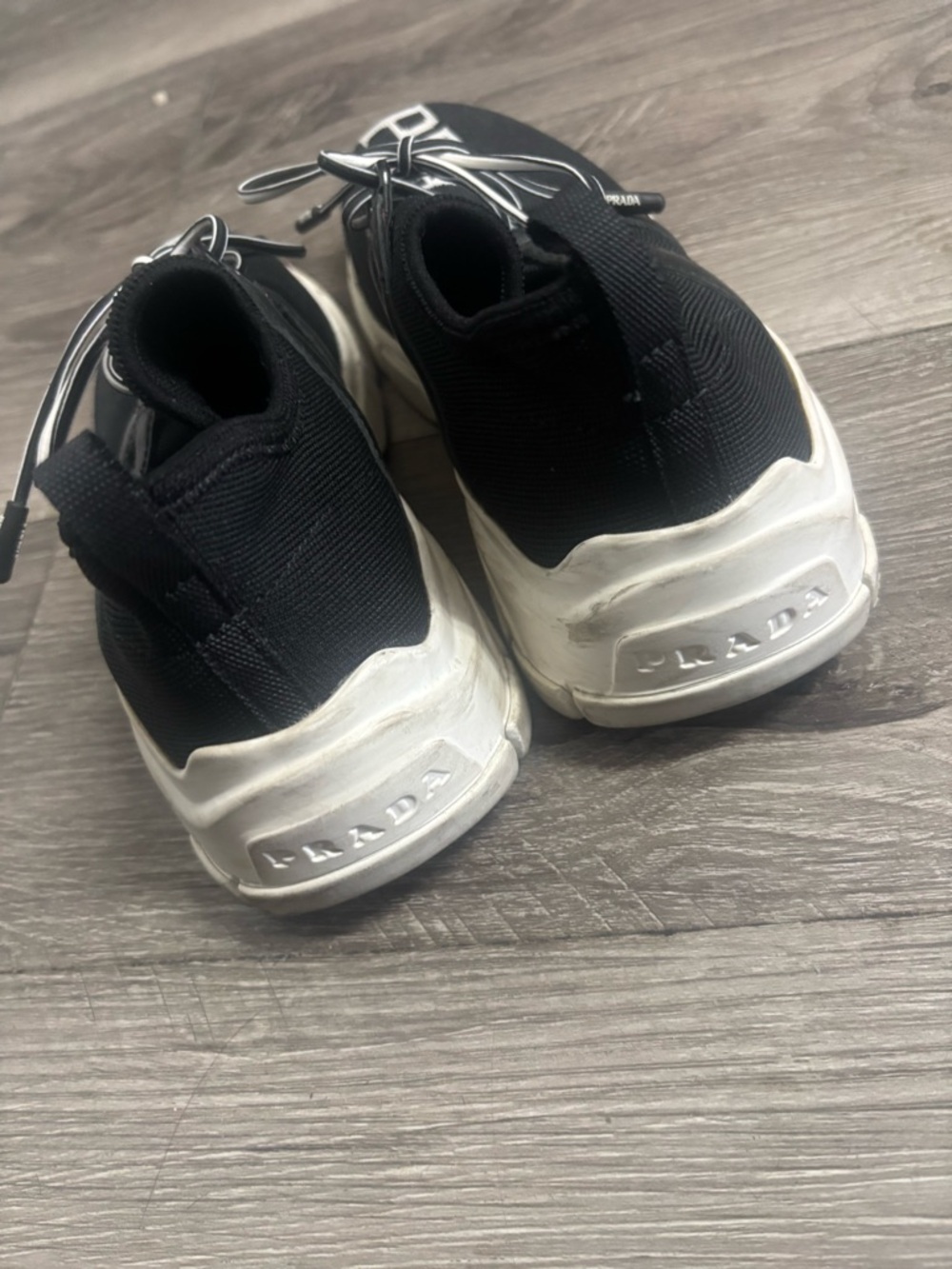 Prada Black Sock Sneakers - Picture 4 of 5